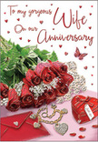 This anniversary card artwork captures a quiet, romantic scene that could easily sit atop a dresser in a Friern Barnet home overlooking Friary Park. A close cluster of red roses dominates the composition, their petals full and velvety, layered in rich crimson swirls that suggest the softness and fragrance of fresh blooms. Delicate greenery threads between the flowers, adding movement and a hint of garden freshness, as if the stems were just trimmed and arranged by hand. To one side, an ivory-toned envelope lies partially open, its edges gently rounded, inviting the thought of a handwritten note filled with affectionate words. Resting near the roses, a slender piece of jewellery-likely a fine chain with a graceful pendant-adds subtle sparkle, its polished metal catching flecks of light like evening sunshine filtering down Ballards Lane. A small heart-shaped keepsake box, deep red and slightly glossy, nestles nearby, its smooth surface suggesting years of careful handling and sentimental value. Scattered across the scene are miniature hearts, some flat, some with a soft sheen, creating the impression of confetti sprinkled in celebration. A single butterfly motif flutters into view, wings outstretched in mid-hover, bringing a touch of whimsy and symbolising the ongoing renewal of love. The overall lighting is soft and diffused, wrapping every detail-from the rose petals' satin sheen to the card's fine grain-in a gentle glow. The design feels like a visual love letter, perfect for marking another year of shared life and quiet, meaningful moments in the familiar streets and cosy flats of Friern Barnet.